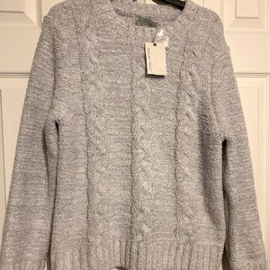 NWT Barefoot Dreams Cable Pullover